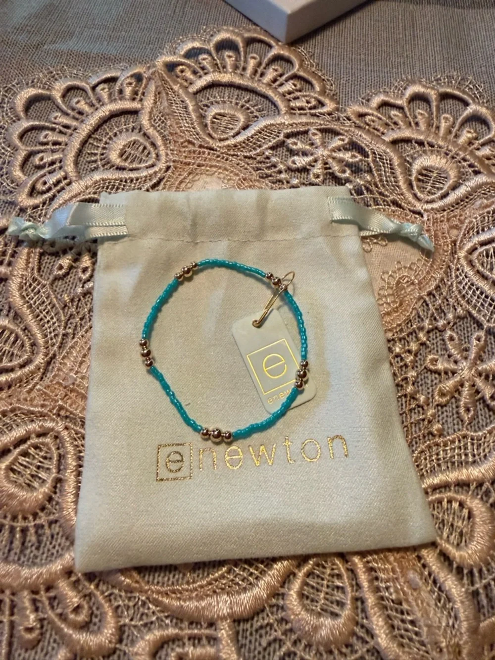 Enewton Purpose Gold Bracelet- Turquoise